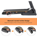 Clearance! Treadmills Exercise Equipment for Home, Smart Digital Folding Treadmill w/MP3 Audio Auxiliary Port, 14.8 KM/h Max Speed, 12 Preset Program, Electric Exercise Fitness Machine, 240lbs, S5649