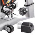 Clearance! Indoor Cycling Bike,Smooth Quiet Belt Drive Stationary Exercise Bike, 28lbs Flywheel Bike with LED Monitor/Adjustable Handlebar seat, for Home Cardio Gym Workout, I7868