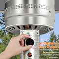 50,000 BTU Patio Heater for Outdoor Use With Wheels, Round Table Design, Triple Protection System, Outdoor Patio Heater for Home and Commercial