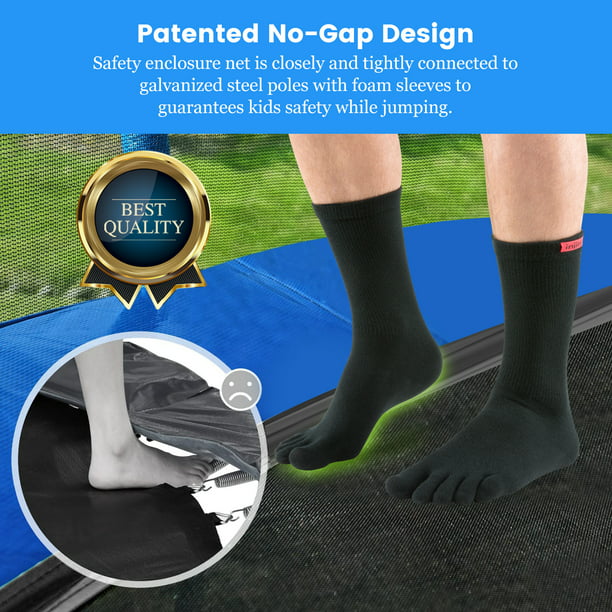 Trampoline on Clearance, New Upgraded 12 Feet Kids Outdoor Trampoline with Safety Enclosure Net and Ladder, Heavy Duty Round Trampoline for Indoor or Outdoor Backyard, L3741