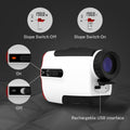 Segmart Golf Rangefinder for Golf, 900 Yards 7X Golf Range Finder with High-Precision Flag Pole Locking Vibration Function Slope Mode Continuous Scan, and Rechargeable