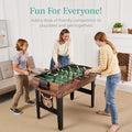 16-in-1 Multi Game Table for Home, Folding Combo Game Table Set with Ping Pong, Foosball, Basketball, Air Hockey for Game Room, Game Table with Archery, Chess, Checkers, Shuffleboard, Bowling