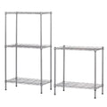 5 Tier Storage Shelves Wire Storage Shelves, Metal Shelves for Garage Metal Storage Shelving, Pantry Shelves Kitchen Rack Shelving Units and Storage, 21.25" x 11.42" x 59.06", Silver, S10146