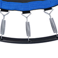 48" Small Trampolines for Workout, Blue Portable Kids Mini Trampoline with Safety Net, Durable and Safe Rebounder Trampoline for Kid Exercise & Play Indoor or Outdoor, L098