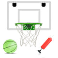 Basketball Goal, Mini Basketball Hoop for Kids, Over The Door Basketball Hoop Indoor for Home or Office- Slam Dunk Approved, Shatter Resistant Backboard Include 1 Basketball and 1 Inflator, L078