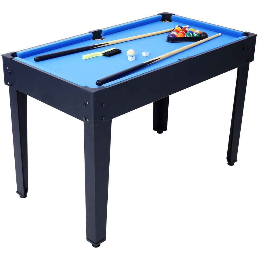 43'' 5-in-1 Multi Game Table for Adults Kids, SEGMART Upgraded Combination Game Table Set for Game Room, Home, Family, Pool Table with Basketball, Billiards, Ping Pong, Push Hockey, Foosball, Brown