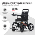 Segmart Electric Wheelchairs with Controller for Disabled and Seniors, Durable Lightweight Portable Folding Intelligent Medical Wheelchair up to 15 Miles, 20AH Battery, 300LBS, Black