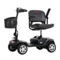 Segmart Mobility Scooter for Seniors, 20''W Armrest, Rear Suspension, Front Rear Light, 300lbs, Grey