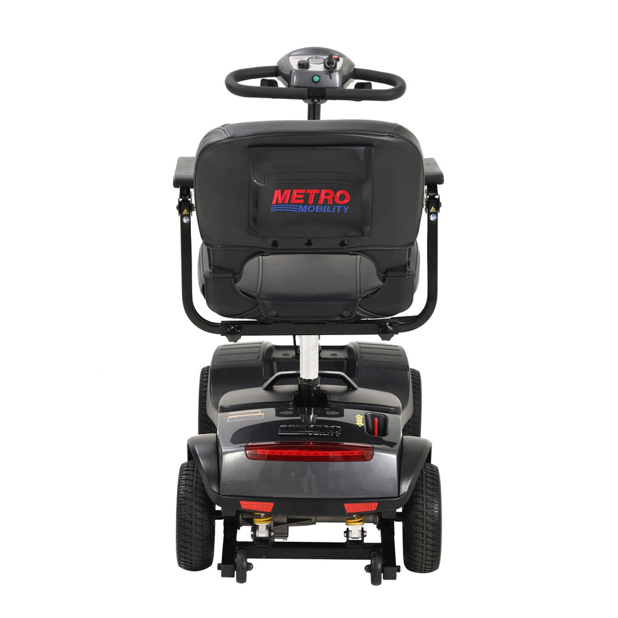 Mobility Scooter for Seniors, 300W Motor Compact Motorized Electric Scooter with Headlights, Anti-Tip wheels, Grey