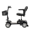 Mobility Scooter for Seniors, 300W Motor Compact Motorized Electric Scooter with Headlights, Anti-Tip wheels, Grey