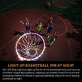 LED Basketball Hoop Light Rim and Backboard, SEGMART Remote Control Basketball Rim Light with 16 Colors 7 Flashing Mode for Playing Basketball in The Dark (Rim and Backboard not Included)