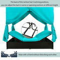 Patio Daybed, Outdoor Wicker Furniture Set with Four-Sided Canopy and Overhead Curtains, Outdoor Sofa Set w/Adjustable Seat for Patio Deck Poolside Garden Backyard