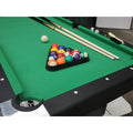 SEGMART Billiards Table - Portable Pool Table - Includes Full Set of Balls, 2 Cue Sticks, Chalk, and Felt Brush, Green