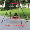 SEGMART Swing Stand A Frame Heavy Duty, Metal Swing Frame for Both Kids and Adults, Hold up to 880lbs, Swing Sets for Backyard Playground Indoor Outdoor Activities(Swing NOT Included)