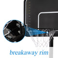 Basketball Hoop Outdoor, SEGMART 6.6ft-10ft Adjustable Basketball Hoop, Portable Basketball Hoop with Wheels, Basketball Hoop with Backboard, Outdoor Basketball Game Play Set for Adult/Teen, LLL4416
