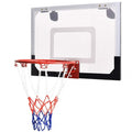 Clearance!Basketball Hoop, Mini Basketball Hoop for Kids, Over The Door Basketball Hoop Indoor for Home or Office- Slam Dunk Approved, Shatter Resistant Backboard Include 1 Basketball and 1 Inflator