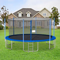 16 FT Trampoline, SEGMART Kids Outdoor Game Trampoline for Adults/Kids, Recreational Spring Trampolines for Outdoor Yard Games with Safety Enclosure Net - ASTM Approved(1500LBS)