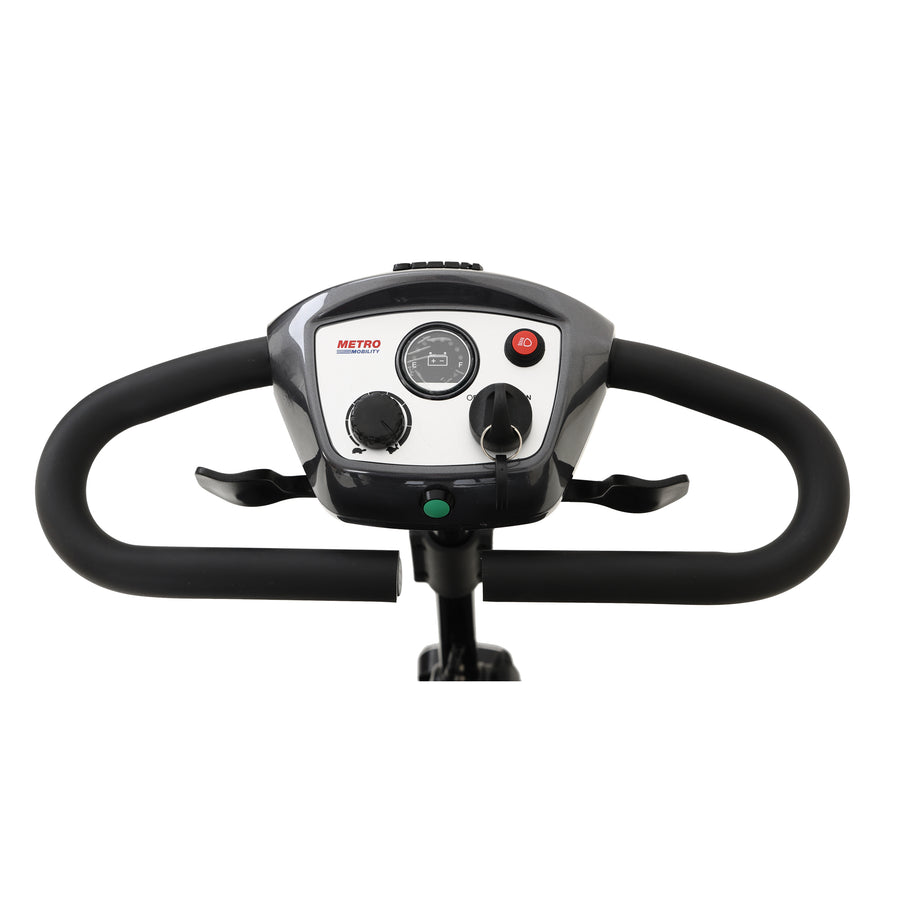 Segmart Mobility Scooter for Seniors, 20''W Armrest, Rear Suspension, Front Rear Light, 300lbs, Grey