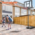 Adult Basketball Goal, SEGMART 6.88ft-12ft Easy Adjustable Portable Basketball Hoop, Basketball Goal Outdoor Basketball Hoop, Indoor Outdoor Basketball Game Play Set,LLL4417