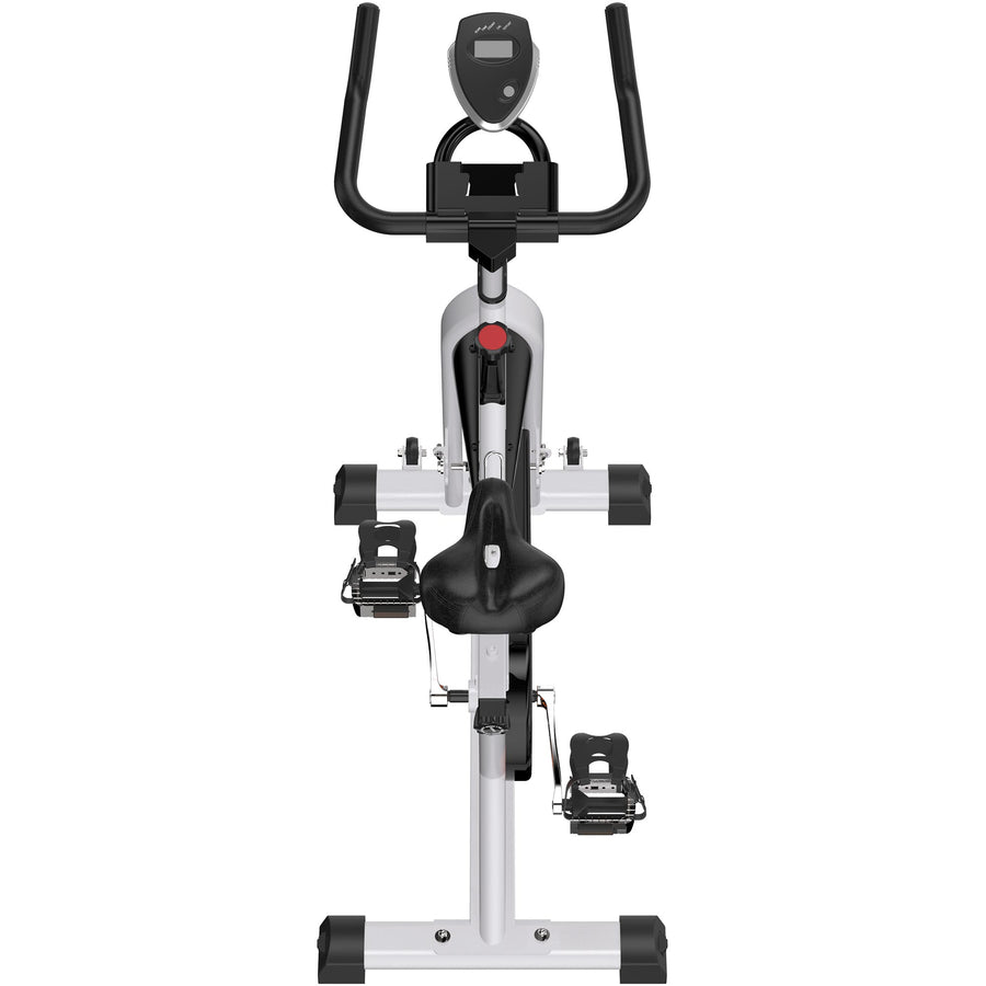 Clearance! Indoor Cycling Bike,Smooth Quiet Belt Drive Stationary Exercise Bike, 28lbs Flywheel Bike with LED Monitor/Adjustable Handlebar seat, for Home Cardio Gym Workout, I7868