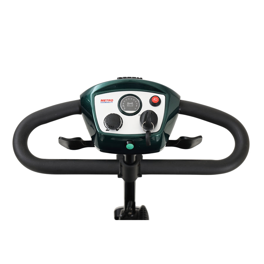 Segmart Mobility Scooter for Seniors, 20''W Armrest, Rear Suspension, Front Rear Light, 300lbs, Emerald