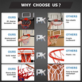 Over Door Basketball Hoop, Indoor Basketball Hoop for Kids and Adults, Bedroom Basketball Hoop Office Mini Hoop