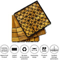 Segmart Deck Tiles, 12"x12" (10 Pack) Patio Pavers Solid Wood Outdoor Flooring Interlocking Patio Tiles, Checker Pattern Decking, Waterproof Balcony Flooring, Natural Color, SS2016