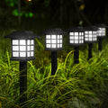 Solar Lights, SEGMART Solar Powered Outdoor Lights for Patio, Waterproof Solar Outdoor Path Lights Set of 6, Garden Solar Lights for Walkway Yard Garden Outside Driveway, Auto on/off/Charge, H1140