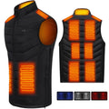 Heated Vest Size Adjustable, Rechargeable USB Heating Vest for Men Women, Lightweight Warm Vest 11 Heating Panels for Hunting Camping Hiking, Battery Not Included