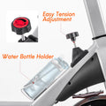 Clearance! Indoor Cycling Bike,Smooth Quiet Belt Drive Stationary Exercise Bike, 28lbs Flywheel Bike with LED Monitor/Adjustable Handlebar seat, for Home Cardio Gym Workout, I7868