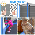 Outdoor Trampoline for Kids, New Upgraded 10 ft Outdoor Trampoline with Safety Enclosure Net and Ladder, Heavy-Duty Round Trampoline for Indoor or Outdoor Backyard, L