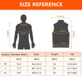 Heated Vest Size Adjustable, Rechargeable USB Heating Vest for Men Women, Lightweight Warm Vest 11 Heating Panels for Hunting Camping Hiking, Battery Not Included