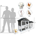 Segmart 61" Rabbit Hutch, Outdoor Indoor Chicken Coop Cage with Run, Wooden GuinSegmart 61" Rabbit Hutch, Outdoor Indoor Chicken Coop Cage with Run, Wooden Guinea Pig Pet House Pull-Out Upper Tray, Greyea Pig Pet House Pull-Out Upper Tray, Grey