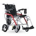 Segmart Lightweight Foldable Electric Wheelchair for Adults, 18" Wide Seat Power All Terrain Travel Airline Friendly, Portable 33lbs Motorized Wheelchair with Anti-Tipper, 220LBS, Silver