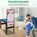 Segmart 16-in-1 Multi Combo Game Tables, Kids Compact Combination Game Tables w/Foosball, Air Hockey, Pool Table, Ping Pong, Basketball, Bow and Arrow Set for Home, Game Room, Family, Brown