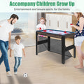 Segmart 16-in-1 Multi Combo Game Tables, Kids Compact Combination Game Tables w/Foosball, Air Hockey, Pool Table, Ping Pong, Basketball, Bow and Arrow Set for Home, Game Room, Family, Brown