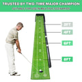 Segmart Golf Putting Green Mat for Indoors, Training Bundles with 3 Bonus Balls, Auto Ball Return System, SS