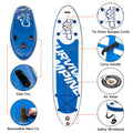 Paddle Boards Clearance, Stand Up Paddleboard 10/12' SUP 6" Thick Non-Slip Deck with with Free Premium SUP Accessories, Backpack, Adjustable Paddle, Hand Pump and Repair Kit, for Youth & Adult, S10201