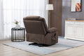 Electric Power Lift Recliner, Heavy Duty 300lbs Classic Fabric Sofa Chair for Elderly, Ergonomic Lounge Single Sofa with 3 Positions Lift, Plush Arms and Remote Control, Side Pocket, Coffee, SS433
