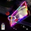 LED Basketball Hoop Light Rim and Backboard, SEGMART Remote Control Basketball Rim Light with 16 Colors 7 Flashing Mode for Playing Basketball in The Dark (Rim and Backboard not Included)