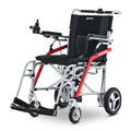 Segmart Lightweight Foldable Electric Wheelchair for Adults, 18" Wide Seat Power All Terrain Travel Airline Friendly, Portable 33lbs Motorized Wheelchair with Anti-Tipper, 220LBS, Silver