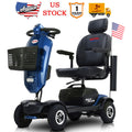 300W Motor Compact Mobility Scooter With Windshield, 300 lbs Capacity Compact Mobility Scooter Wheelchair for Adults, Outdoor Mobility Scooter with Cup Holders & USB Charging Port, SS1906