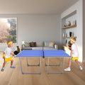 Segmart 6x3ft Portable Ping Pong Table Game Sets for Outdoor/Indoor, Foldable Mid-Size Home Use Tennis Table with Net, 2 Table Tennis Paddles and 3 Balls