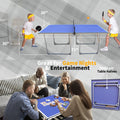 Segmart 6x3ft Portable Ping Pong Table Game Sets for Outdoor/Indoor, Foldable Mid-Size Home Use Tennis Table with Net, 2 Table Tennis Paddles and 3 Balls