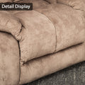 Electric Power Lift Recliner, Heavy Duty 300lbs Classic Fabric Sofa Chair for Elderly, Ergonomic Lounge Single Sofa with 3 Positions Lift, Plush Arms and Remote Control, Side Pocket, Camel, SS423