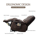 SEGMART Lift Recliner Chair, 39" x 37" x 40", Brown