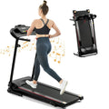 SEGMART Electric Foldable Treadmill w/3 Manual Adjustable Incline, 14'' Wide Tread Belt Treadmills for Home, Digital Exercise Machine with 12 KM/h Max Speed for Home & Gym Cardio Fitness, S5562