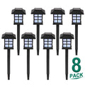 Solar Lights, SEGMART Solar Powered Outdoor Lights for Patio, Waterproof Solar Outdoor Path Lights Set of 8, Garden Solar Lights for Walkway Yard Garden Outside Driveway, Auto on/off/Charge, H1146