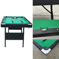 SEGMART Billiards Table - Portable Pool Table - Includes Full Set of Balls, 2 Cue Sticks, Chalk, and Felt Brush, Green