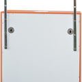 Wall Door Mounted Jewelry Armoire Cabinet with Full Length Mirror, 6 LEDs Lockable Jewelry Organizer Box with 2 Drawers, Bracelet Rod, Large Storage Capacity, Valentine's Day Gifts, Blue